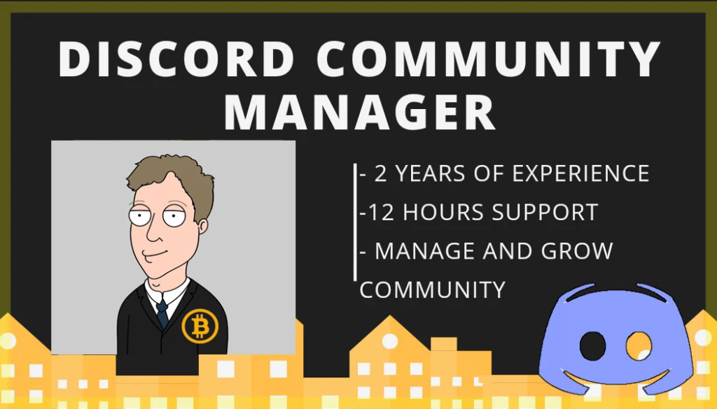 Discord community manager example